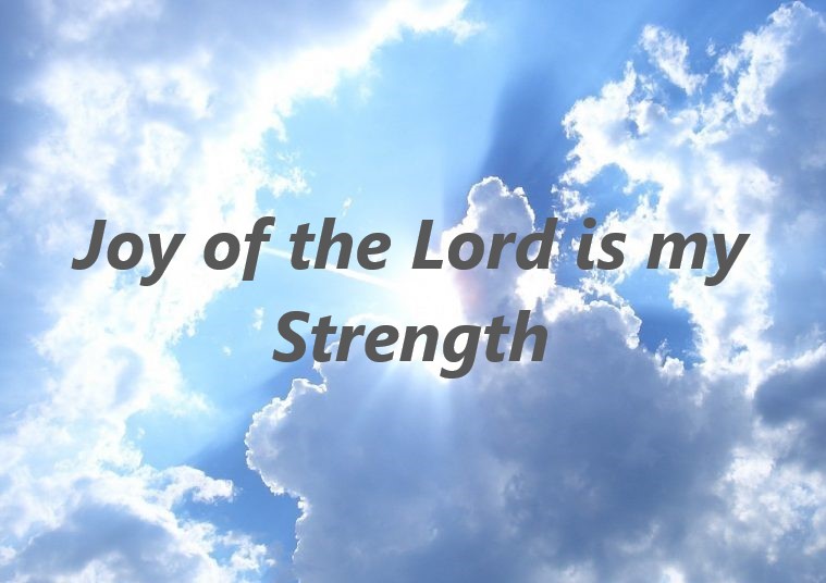 Joy Of The Lord Is My Strength – The Soul Sower